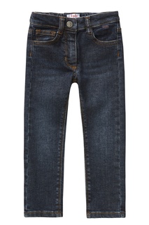 Темно-синие джинсы с контрастной строчкой Il Gufo