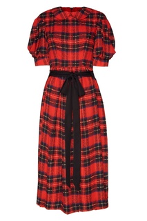 Платье миди в клетку Simone Rocha