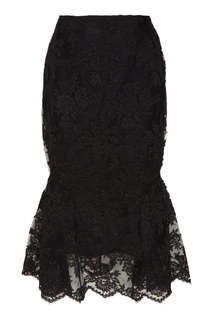 Кружевная юбка миди Simone Rocha