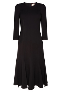 Приталенное черное платье The Dress