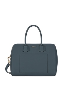 Серая сумка из кожи Furla