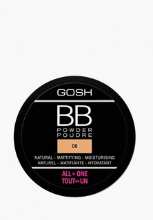 Пудра Gosh Gosh! компактная BB POWDER 08 каштан
