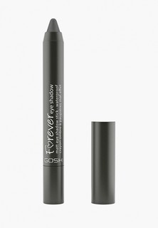 Тени для бровей Gosh Gosh! в карандаше Forever Eye Shadow Matt водостойкие, 1.5 г, 12 Dark Grey
