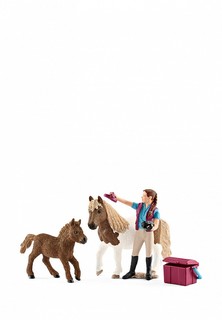 Набор игровой Schleich Конюх с шотладским пони