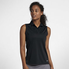 Женская рубашка-поло без рукавов для гольфа Nike Dri-FIT