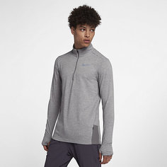 Мужская беговая футболка с молнией на половину длины Nike Therma Sphere Element