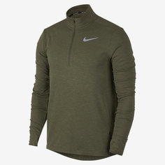 Мужская беговая футболка с молнией на половину длины Nike Therma Sphere Element