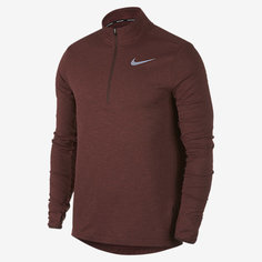 Мужская беговая футболка с молнией на половину длины Nike Therma Sphere Element