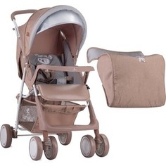 Прогулочная коляска Lorelli Terra с накидкой на ножки Бежевый / Beige Indian Bear 1826