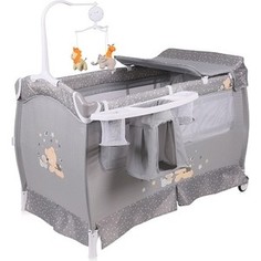 Манеж Lorelli SleepNDream rocker Серый / Grey Za Za 1807