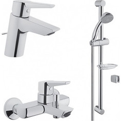 Комплект смесителей Vitra Solid S для раковины, ванны, душевой гарнитур