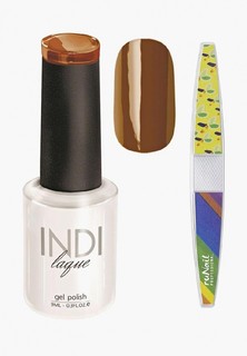 Набор для ухода за ногтями Runail Professional пилка для ногтей и Гель-лак INDI laque Тон №3090 9