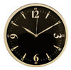 Настенные часы БЮРОКРАТ WallC-R25M, аналоговые, черный