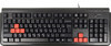Клавиатура A4 X7-G300, PS/2, черный