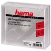 Коробка HAMA H-44752, 5шт., прозрачный, для 2 дисков [00044752]