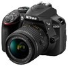 Зеркальный фотоаппарат NIKON D3400 kit ( 18-55mm f/3.5-5.6 VR AF-P), черный