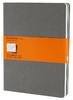 Блокнот Moleskine CAHIER JOURNAL XLarge 190х250мм обложка картон 120стр. линейка серый (3шт)