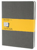 Блокнот Moleskine CAHIER JOURNAL XLarge 190х250мм обложка картон 120стр. клетка серый (3шт)