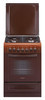 Газовая плита GEFEST ПГЭ 6102-02 0001, электрическая духовка, коричневый