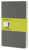 Блокнот Moleskine CAHIER JOURNAL LARGE 130х210мм обложка картон 80стр. нелинованный серый (3шт)