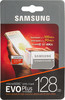Карта памяти microSDXC UHS-I U3 SAMSUNG EVO PLUS 2 128 ГБ, 100 МБ/с, Class 10, MB-MC128GA/RU, 1 шт., переходник SD