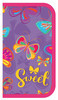 Пенал Silwerhof 850912 Бабочки 1отд. 190х110х25мм текстиль