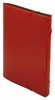 Портфель на резинке Бюрократ -BPR6RED 6 отдел. A4 пластик 0.7мм красный