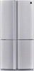 Холодильник SHARP SJ-FP97VST, трехкамерный, нержавеющая сталь