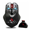 Мышь A4 Bloody R80 SKULL оптическая беспроводная USB, черный и рисунок
