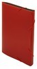 Портфель на резинке Бюрократ -BPR13RED 13 отдел. A4 пластик 0.7мм красный