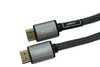 Кабель видео LAZSO WH-111-B, HDMI (m) - HDMI (m) , ver 2.0, 1м, GOLD черный Noname