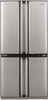 Холодильник SHARP SJ-F95STSL, двухкамерный, серебристый