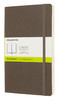 Блокнот Moleskine CLASSIC SOFT Large 130х210мм 192стр. нелинованный мягкая обложка коричневый