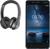 Смартфон NOKIA 8 Dual sim + наушники JBL V310BT, синий глянцевый