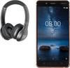 Смартфон NOKIA 8 Dual sim + наушники JBL V310BT, медный