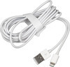 Кабель DEPPA Lightning (m) - USB A(m), 3м, белый [72230]