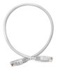 Кабель Патч-корд LANMASTER UTP, вилка RJ-45, вилка RJ-45, кат.6, ПВХ, 0.5м, серый [twt-45-45-0.5/6-gy]