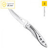Складной нож LEATHERMAN Skeletool Kbx, серебристый [832382]