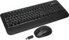 Комплект (клавиатура+мышь) MICROSOFT 2000, USB, беспроводной, черный [m7j-00012]