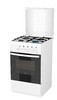 Газовая плита FLAMA FG 2406 W, газовая духовка, белый