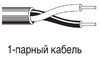 Кабель информ. Belden (8471.00U305) Multi-Conductor U/UTP 1X2X16AWG PVC внутр. 305м хром