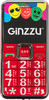 Мобильный телефон GINZZU MB505, красный