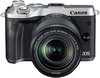 Фотоаппарат CANON EOS M6 kit ( 18-150 IS STM f/ 3.5-6.3), серебристый [1725c022]
