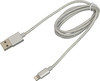 Кабель CACTUS CS-ACSC08, Lightning (m) - USB A(m), 1м, серебристый