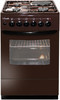 Газовая плита ЛЫСЬВА ЭГ 1/3г01 M2C-2у, электрическая духовка, коричневый