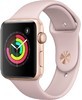 Смарт-часы APPLE Watch Series 3 42мм, золотистый / розовый [mql22ru/a]