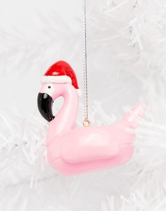 Рождественское украшение в виде фламинго Typo - Мульти