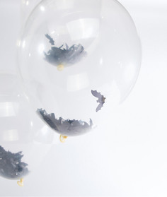Воздушные шары с конфетти в виде летучих мышей Ginger Ray - Мульти