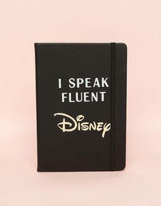 Блокнот формата A5 Typo Fluent In Disney - Черный