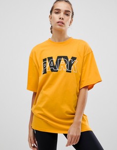 Желтая oversize-футболка с логотипом Ivy Park - Желтый